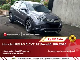 [ LOW KM ] Honda HRV HR-V HR V 1.5 E CVT AT Abu Facelift 2020/2021