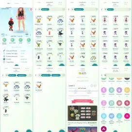 Akun Pokemon Go lv 41 Carcadet