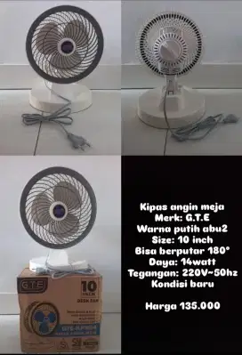 Kipas angin meja 10