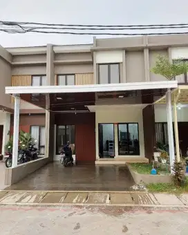 Kanopi alderon double layer kombinasi talang air+profil
