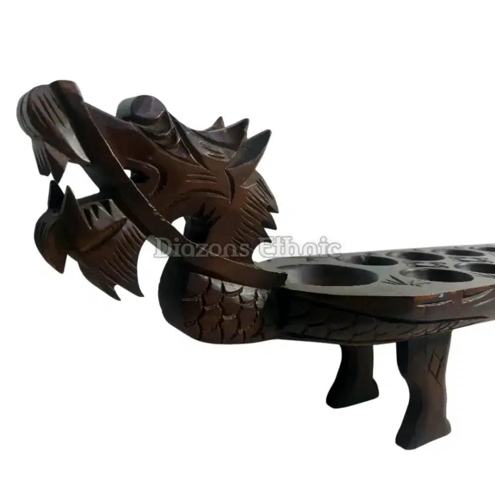 Dakon / Congklak Kayu Ukir Tradisional