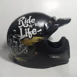 Helm HBC Cakil Series Ride of My Life dengan Pet helm