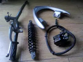 Setang mio sporty,kaliper rem,shok,behel mio sporty.