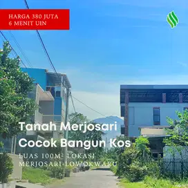 Tanah 5 Menit Kampus UB di Merjosari Malang