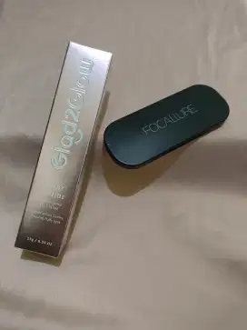 Focallure blush on dan Glad2Glow eye cream
