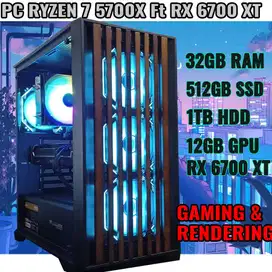 PC Gaming AMD Ryzen 7 5700X | RX 6700 XT 12GB | 32GB RAM