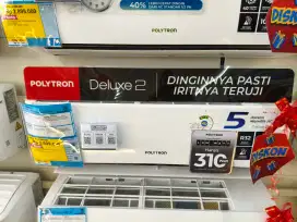 PROMO AC 0.5 Polytron Bisa Cicilan Tanpa DP Gratis 2x Cicilan