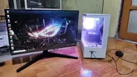 Pc fullset intel I5 12400f led 24 inch