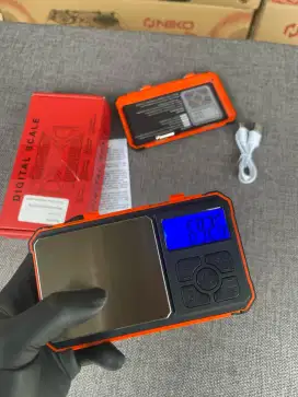 Terlaris timbangan emas digital max 300 gram bisa di cas/pakai batre