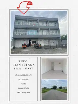 Dian istana jual sewa ruko siap pakai strategis jalan utama perumahan