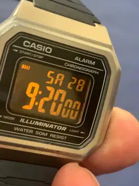 Casio W 217 H silver