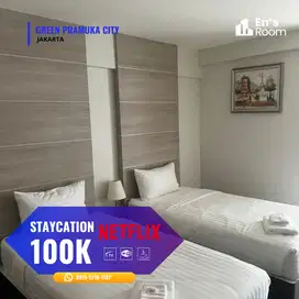 staycation fasilitas lengkap dan harga terjangkau