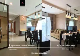 Sewa Apartement Thamrin Residence Low Floor 2BR Furnished South View