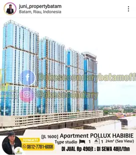 DISEWAKAN APARTMENT POLLUX HABIBIE TYPE STUDIO