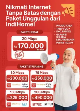 indihome/Indibiz/wifi id layanan khusus internet bulanan murah
