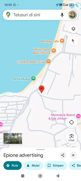Tanah 12 are dipantai jimbaran badung bali