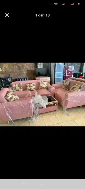 Sofa Retro 321 Minimalis Kekinian, Bisa Req warna..