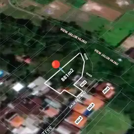 Tanah murah di Canggu, Harga di bawah pasar, sudah pagar keliling