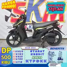 YAMAHA GEAR 2024 DP MURMER HANYA 500 SYARAT KK DAN KTP