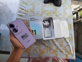 Oppo reno 11F 5G ram 8/256 fullset mulus