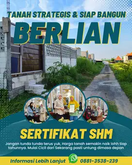 tanah murah gedangan sudah SHM siap bangun cepat