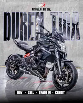Kawasaki ER6N 650cc Nik 2012 Km 20.000an Full Paper