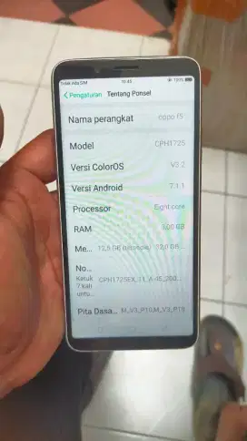 Hp bekas Oppo f5 ram 3 batangan nomines