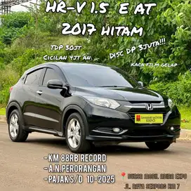 TDP 2juta HONDA HR-V E 1.5 2017 HITAM MATIC HRV