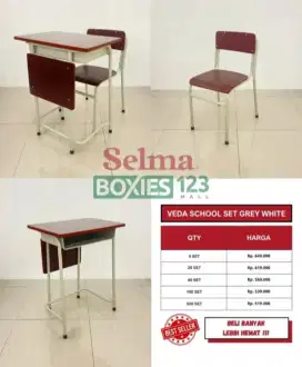 Set meja belajar murah