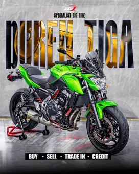 Kawasaki Z650cc Nik 2016 Km 21.000an Full Paper   Paket DP Normal TDP