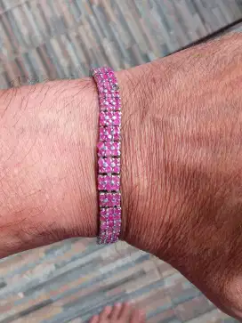 Gelang Ruby, Jamrud,Kalimaya Opal Perak Cantik bos