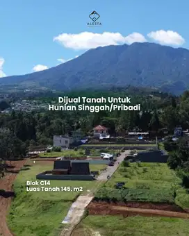 Tanah dijual Luas 145m2 di megamendung puncak bogor