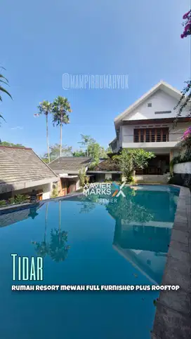 Resort Mewah Full Furnished Plus Rooftop di Tidar Malang