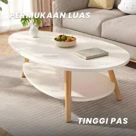 Meja Tamu Modern Minimalis  Coffe Table Aesthetic Meja CJ-2-1