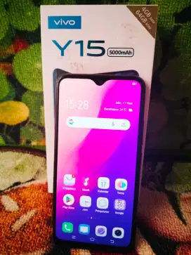 Vivo Y15  4 64  Mulus  Full Set  Resmi Vivo