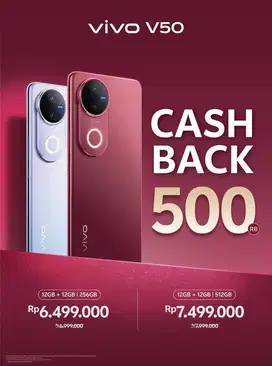 Vivo V50 Cashback!!!