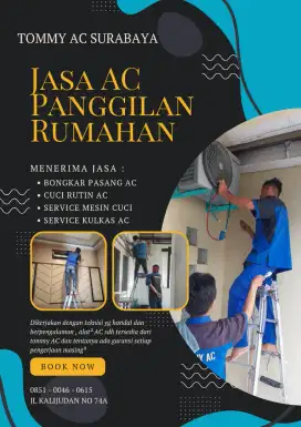 Jasa panggilan perawatan AC ke rumah