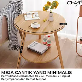 Meja Samping Minimalis Meja Bulat Meja Kopi - CJ-4-1