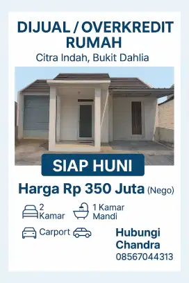 Dijual Rumah Second