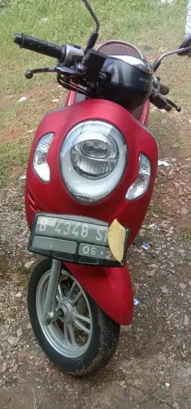 Honda Scopy 2021,keyless,merah dof