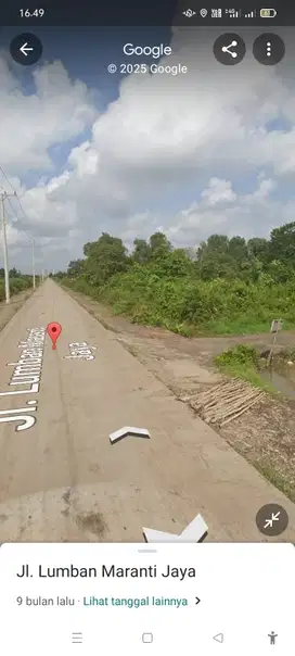 ± 2,6 Ha borang Lumban meranti Tanah murah subsidi palembang