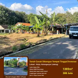 DIJUAL TANAH PEKARANGAN LUAS SETRATEGIS