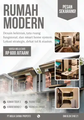 Harga mulai 600 juta,rumah modern ternyaman cileunyi