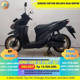 HONDA VARIO 150 SPORTY 2021 CASH/KREDIT DP MURAH SYARAT MUDAH