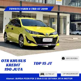 LOW KM Toyota Yaris TRD S 1.5 AT 2019 Yellow