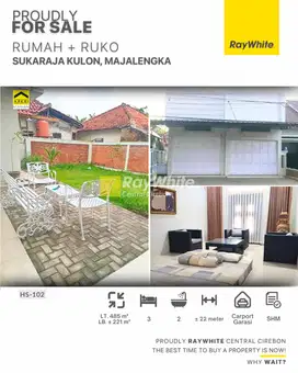 Jual Rumah dan Ruko Bagus SHM di Sukaraja Kulon, Majalengka