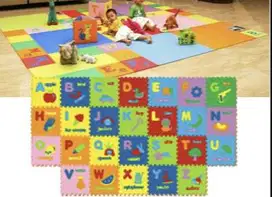 Berisi 26 puzzle mat (Evamat alas main)