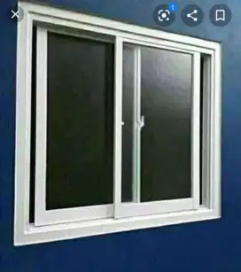 Jual kusen pintu satu dan pintu dua dari bahan aluminium dan kayu