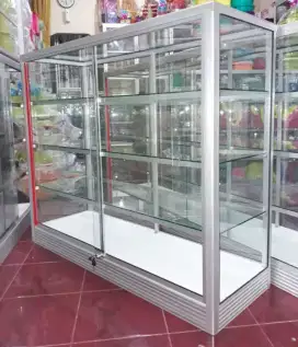 Etalase Panjang 1,2Mx1M Buat Usaha