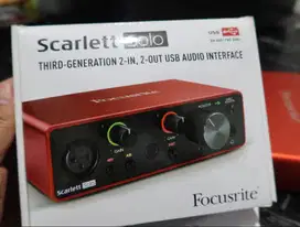 Fucusrite Scarlett Solo Third Gen 2 in 1 USB Audio Interface